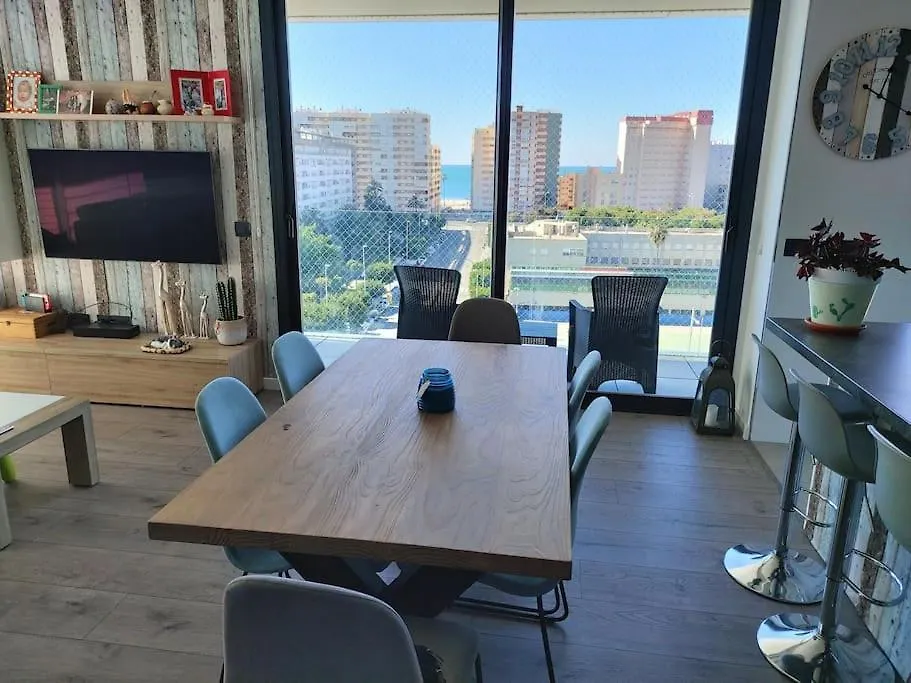 Apartamento Torre D'Arenas, Playa Victoria, Piscina Y Parking Cádiz